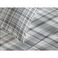 thumbnail image 4 of Ambesonne Geometric Quilted Bedspread Set 3 Pcs, Vertical Line Square, King Size, Grey White, 4 of 5
