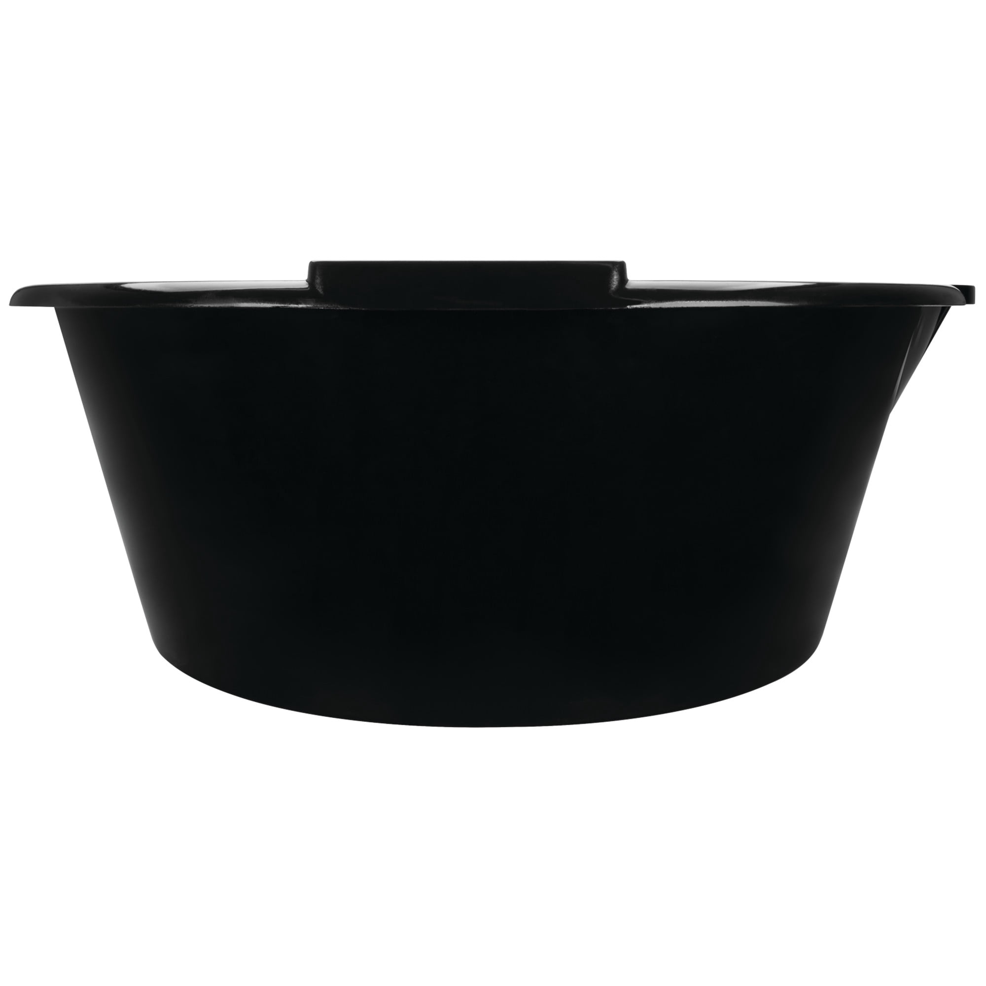 Performance Tool W4081 20 Qt. Extra Large Drain Pan, Oil Change, Transmission Fluid, ATF, Differential, High-Capacity, Reinforced Polypropylene, Side Handles, Pour Spout, Black