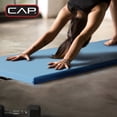 thumbnail image 6 of CAP Barbell All Purpose Folding Exercise Training & Gymnastics Balance Mat 10' x 4' x 3" Thick, Blue, 6 of 8