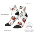 thumbnail image 6 of Naloa Watercolor Ladybug Ankle Socks for Women Non Slip Socks No Show Socks Classic Low Cut Casual Socks Casual Socks, 6 of 7