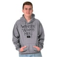 thumbnail image 5 of North Dakota Always Winter Funny ND Hoodie Sweatshirt Women Men Brisco Brands L, 5 of 6