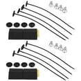 thumbnail image 1 of MIANGASTORE 2 Set Universal Electric Radiator Slim Fan Push Mounting ( Black ), 1 of 4