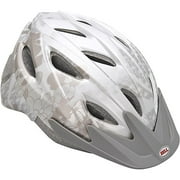 Bell Sports Bellisima Athena Silver Helmet, White Poppies