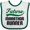 White and Green, variant on Inktastic Marathon Runner Childs Boys Baby Bib