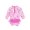 Pink, variant on YEAHDOR Infant Baby Girls Floral Ruffles One Piece Swimsuit Long Sleeve Rash Guard Shirt Bathing Suit
