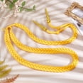 thumbnail image 4 of Golden Shoulder Wire Cord Army Shoulder Aiguillette Cord Gold Military Honor Cord Traditional Shoulder Badge with 2 Tips for Uniform Cosplay Costume DIY Clothes Decoration Gold, 4 of 9