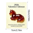 thumbnail image 5 of 2026 Clear Crystal Horse Figurine with Card, A Symol of Strength & Sweet, Desk Shelf Decor, Meditation Gift with Card for Family Friends, Blessing Decorative Gift, 5 of 5