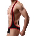 thumbnail image 6 of HUPOM Men'S Underwear Underwear For Men Pack Medium waist Comfort Waist Solid Thong Black 2XL, 6 of 9