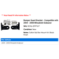 thumbnail image 2 of Bumper Guard Bracket - Compatible with 2004 - 2008 Mitsubishi Endeavor 2005 2006 2007, 2 of 2