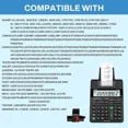 thumbnail image 4 of Compatible Calculator Ink Ribbon Replacement for IR-40T Casio HR-100tm HR-170RC, 4 of 5