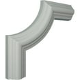 thumbnail image 2 of 4 1/8"H x 4 1/8"W, Bradford Smooth Panel Moulding Corner (matches moulding PML01X01BR), 2 of 7
