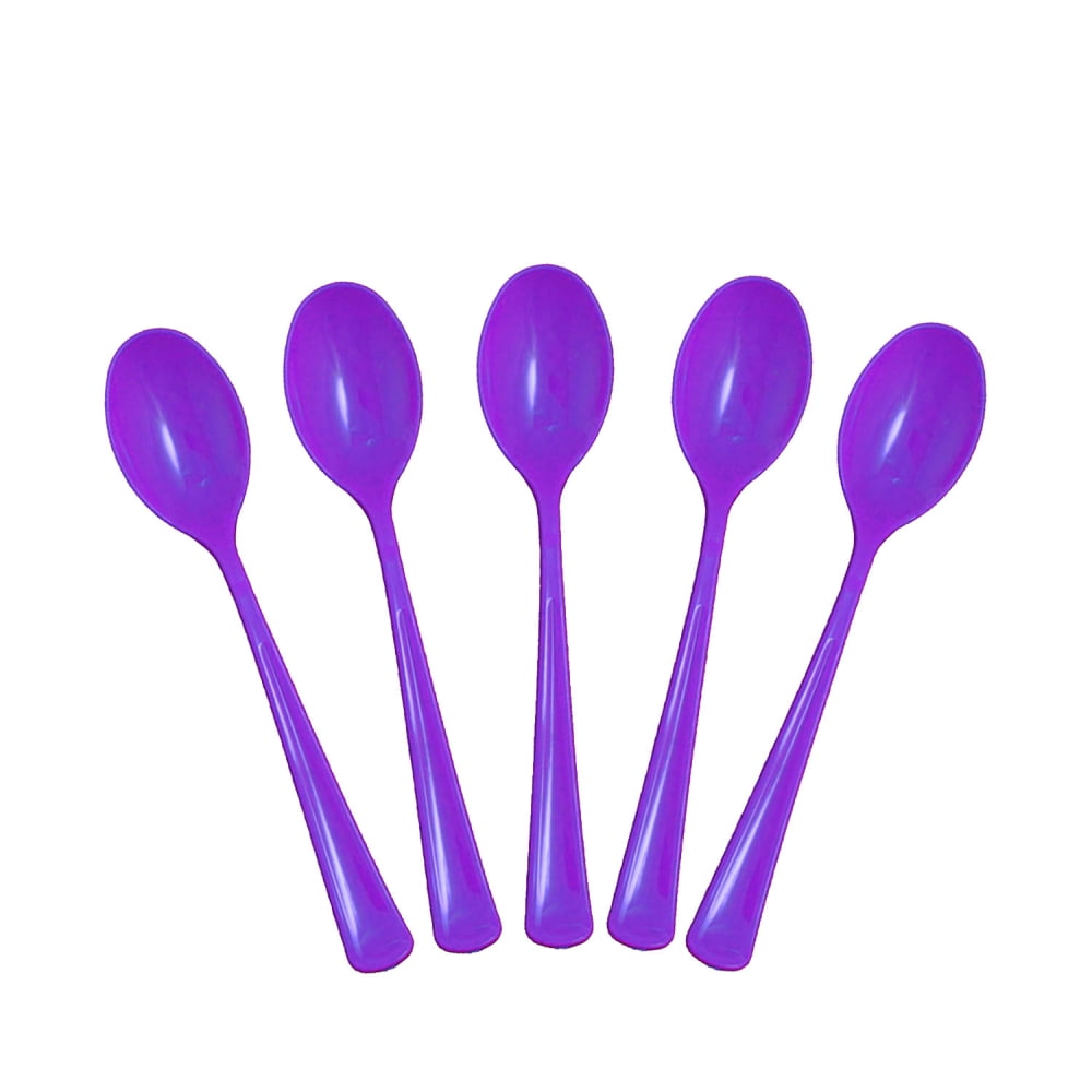 Exquisite Disposable Plastic Spoons 50 Count Party Deluxe