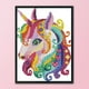 thumbnail image 3 of Cuadros Decorativos 14CT Kit estampado Costura DIY Punto de cruz Obra de arte (DA172 Horn Horse) Tmvgtek embutido en tela, 3 of 9
