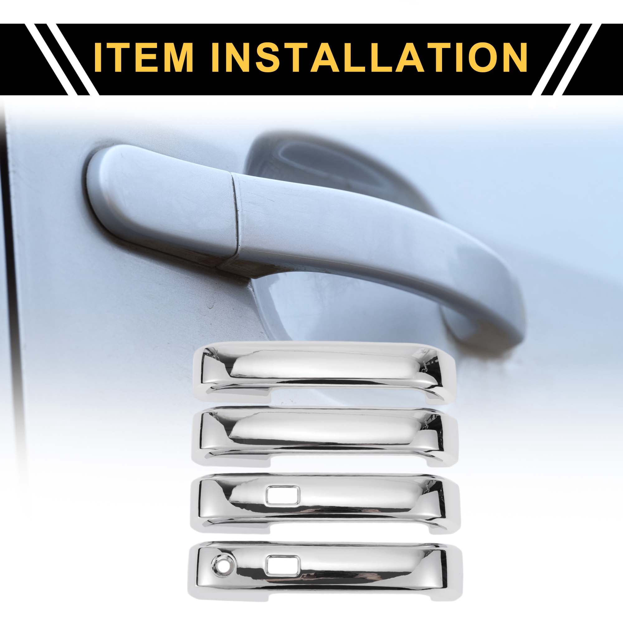 Unique Bargains Exterior Decoration Protector for Ford F-150 2015-2020 Car Door Handle