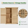 thumbnail image 6 of MCombo Outdoor Wood Storage Cabinet, Garden Tool Shed 1900, 6 of 7