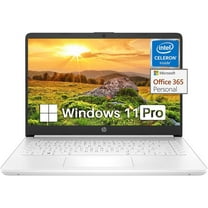 HP 14" Laptop for Student Business, Intel Quad-Core N4120, 16GB RAM, 320GB Storage(64GB eMMC 256GB Micro SD), 1-Year Microsoft 365, Windows 11 Pro, Stream Series, Webcam, WiFi, Ultra Light