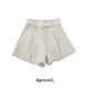 thumbnail image 5 of Minnieouse Pantalones cortos casuales Ropa de mujer Pantalones sueltos Mano de obra fina Ajustable Pierna ancha delgada Exquisito Atractivo A-line Prendas para la parte inferior del cuerpo Blanco L Minnieouse AP019260-05, 5 of 6