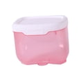 thumbnail image 1 of Caja de almacenamiento de pañuelos faciales con soporte para papel de pared, autoadhesiva Rosa, 1 of 9