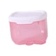 thumbnail image 1 of Caja de almacenamiento de pañuelos faciales con soporte para papel de pared, autoadhesiva Rosa, 1 of 9