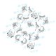 thumbnail image 4 of Soidarity Nail Art Flower Nail Stickers Decoración 3D DIY Mujeres Niñas Retro Moon Pendant Nail Decal Arte de uñas No.02 Soidarity MJ1201-02, 4 of 6