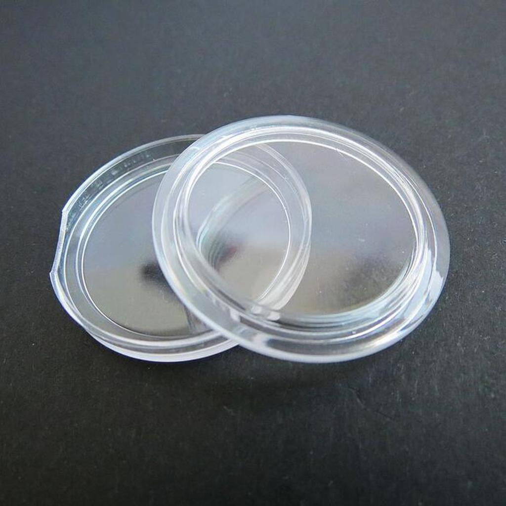 400x Transparent Round Case Coin Capsule Container Boxes Storage 32mm 
