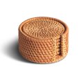 thumbnail image 2 of Paquete de 6 taza de bebidas Posavasadores Mats aislamiento de calor Mesa de cocina Mesa Placemats Absorción de agua Restaurante Taza Taza Pads Decoración Inevent HA009633-00B, 2 of 6