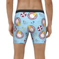 thumbnail image 4 of Salouo Gnome Pool Party Pattern Men's Boxer Briefs, Soft & Breathable Underwear Elastic Waistband Briefs for Men,1-Pack, 4 of 7