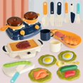 thumbnail image 1 of 31 Piezas de Cocina, Juego de Comida, Juguete, Juego de Simulación para Niños, Utensilios Divertidos, Duradero Macarena Juego de simulación, 1 of 7