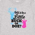 thumbnail image 4 of Inktastic Gender Reveal Will It Be a Little Buck or Doe? Girls Baby T-Shirt, 4 of 5