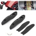 thumbnail image 2 of HUGFEGWE Pair ABS Motorcycle Turn Signal Extension Bracket License Plate Relocation Kit fits for Softail All Models 2000-2023(Except FXDR) (Black) U2537-4277, 2 of 9