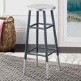 thumbnail image 2 of Safavieh Kenzie Iron Silver Dipped 30" Barstool, 2 of 5