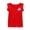 Red, variant on SHenli T-Shirts for Girls 9-10 Letter Graphic Print Cowl Neck Shirt Short Sleeve T Shirt Cotton Tee Tops Clothes for Girls