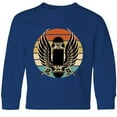 thumbnail image 3 of Inktastic Skateboard Retro Skateboarding Long Sleeve Youth T-Shirt, 3 of 5