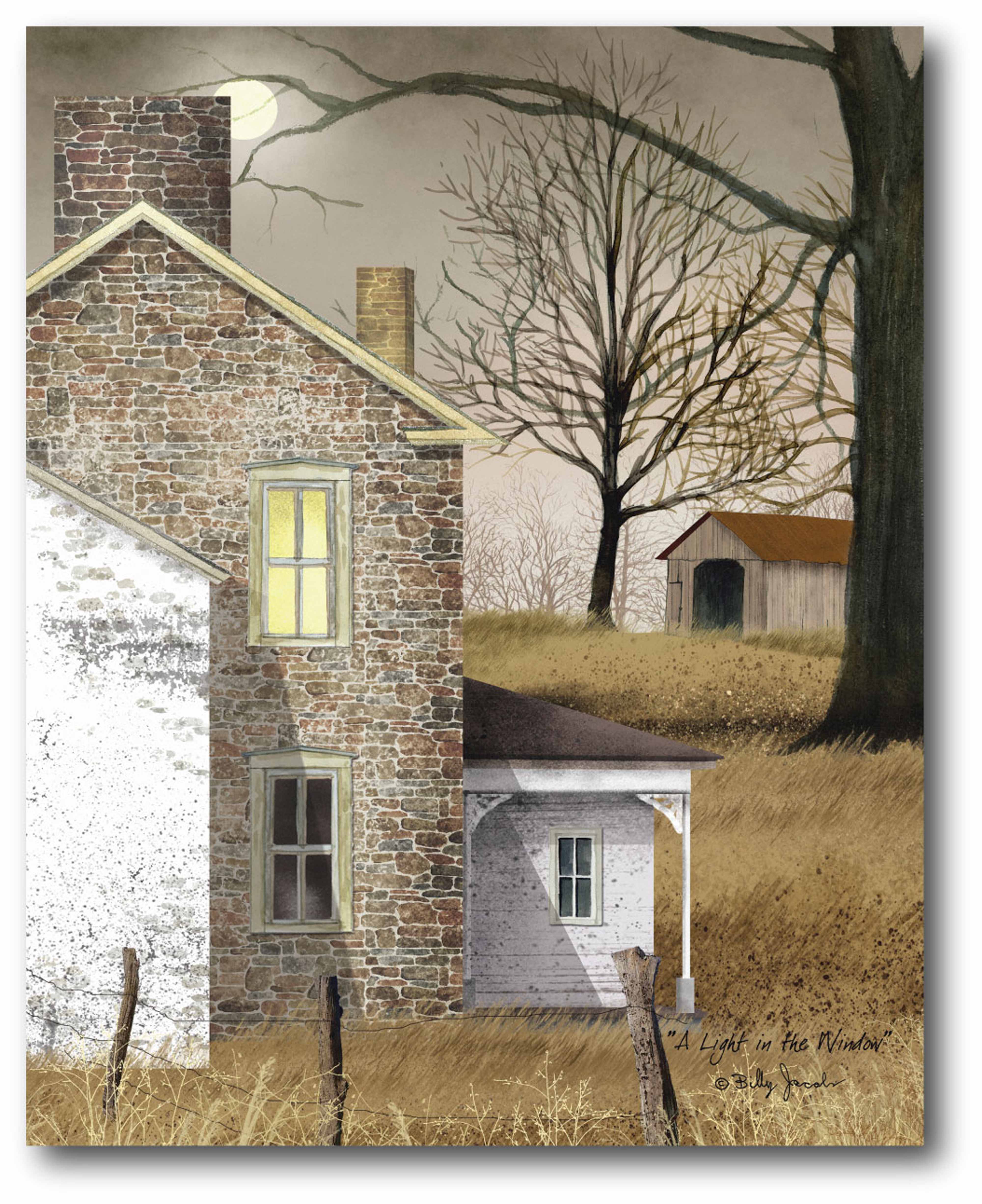 Courtside Market Stone farmhouse Gallery-Wrapped Canvas Wall Art, 16x20