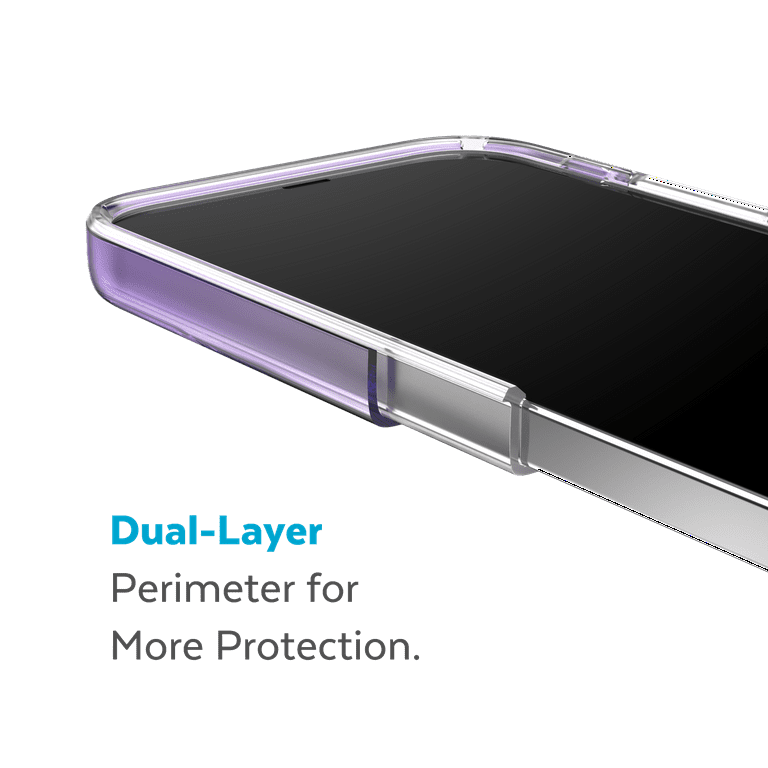 Speck Polycarbonate Anti Scratch Cell Phone Case for iPhone 14 Plus, Amethyst Purple Fade/Clear Speck Polycarbonate Anti Scratch Cell Phone Case for iPhone 14 Plus, Amethyst Purple Fade/Clear