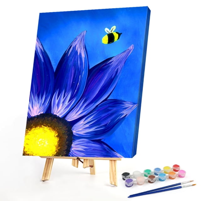 Cuadros Decorativos Flor pintura al óleo por números Kits DIY lienzo pared arte imagen hogar regalo sin marco JShteea Nuevos Originales