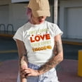 thumbnail image 2 of First Comes Love Then Comes Tacos, Taco Lover, Tan T-Shirt, Medium, 2 of 5