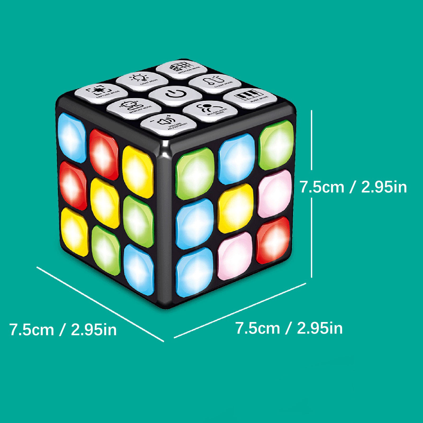 5 Pcs Jogo Cubo Eletrônico - cubo iluminação música com luzes LED e música  embutidas,Mini brinquedo cubo STEM com 4 modos jogo, brinquedo exploração  cerebral para meninos : : Brinquedos e Jogos