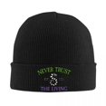 thumbnail image 2 of B-beetlejuice-gorros de película de terror para hombre y mujer, gorro cálido de punto para Halloween, otoño e invierno, 2024, 2 of 5