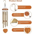 thumbnail image 2 of Memorial Wind Chimes, 37" Large Outdoor Wind Chimes for Loss of Loved One, Meaningful Sympathy Gifts in Memory of Father, Mother or a Loved One, 2 of 4