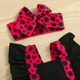 thumbnail image 4 of Mercatoo Baby Girl Clothes Ruffle Jumpsuit Clothes Outfit Baby Girls Romper+Headband Dot Baby Girl Summer Clothes 3 to 6 Months, 4 of 9