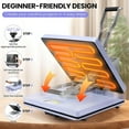 thumbnail image 3 of Adnoom Heat Press 15x15, High Pressure Pressing Machine with Slide Out Design,Sublimation Printer for T-shirt,Heat Transfer Projects,Heating Fast and Evenly,Purple, 3 of 10