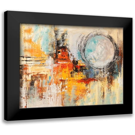 Lucas 14x12 Black Modern Framed Museum Art Print Titled - Riflessi del mattino