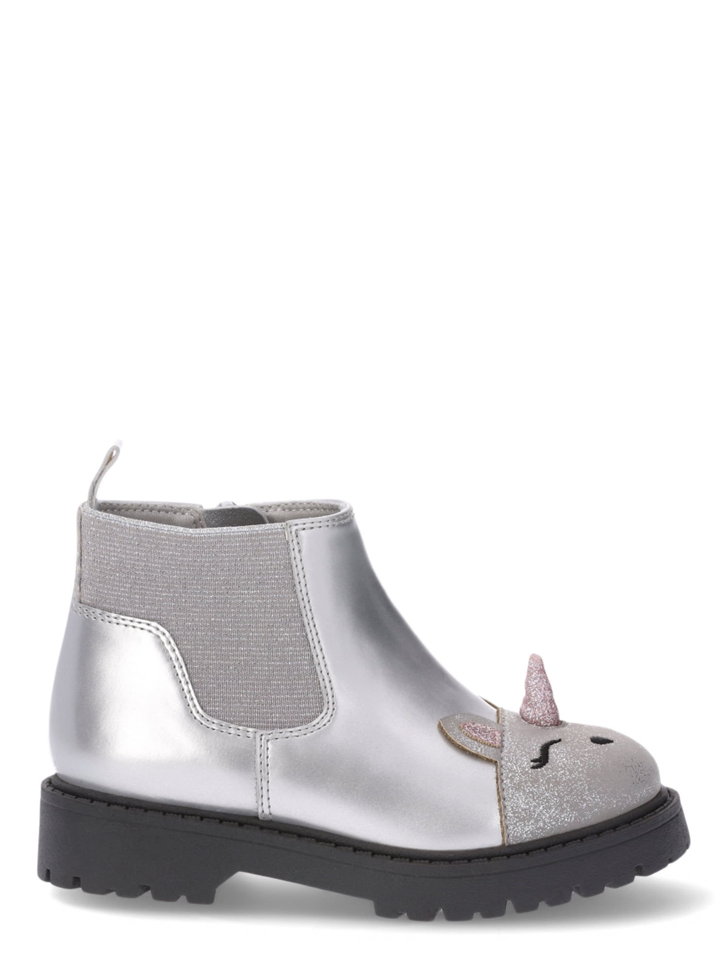 Wonder Nation Toddler Girls Chelsea Critter Boots