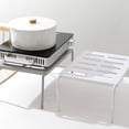 thumbnail image 3 of Amdohai Cabinet Shelf Expandable Stackable Kitchen Cabinet Counter Shelf Storage Organizer Kitchen Cupboard Organiser for Tableware Seasoning, 3 of 7
