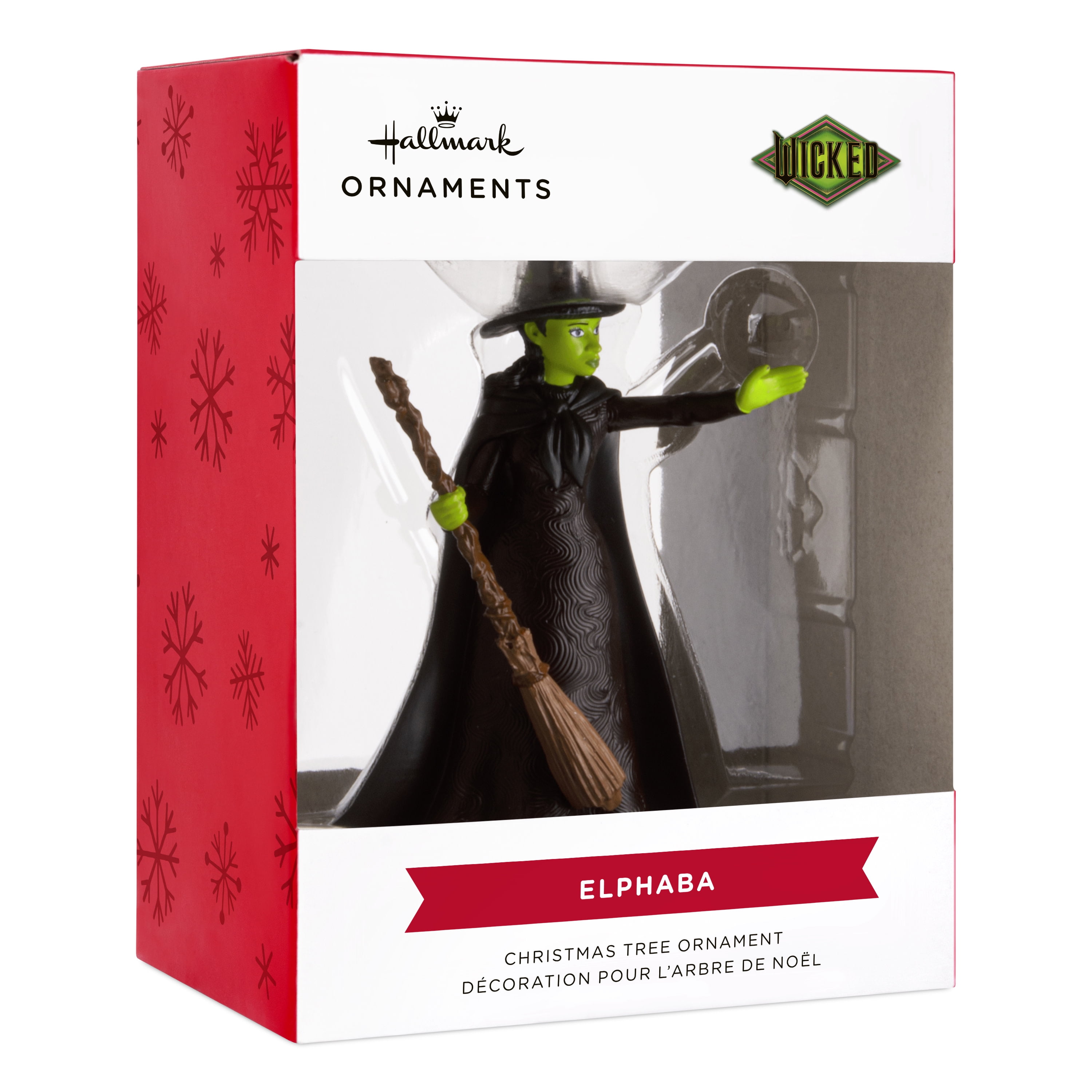 Hallmark Wicked Elphaba Christmas Ornament, 1 Count, 1 Count