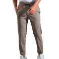 thumbnail image 4 of Birdeem Pants for Men Mens Casual Fashion Solid Quick Drying Elastic Pants Drawstring Elastic Waist Pants, 4 of 12
