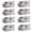 Grey(8pcs), variant on Azcir 4pcs Stackable Hat Storage for Baseball Caps, Hat Organizer for Closet, Foldable Storage Box with Visible Window and Zipper, Grey