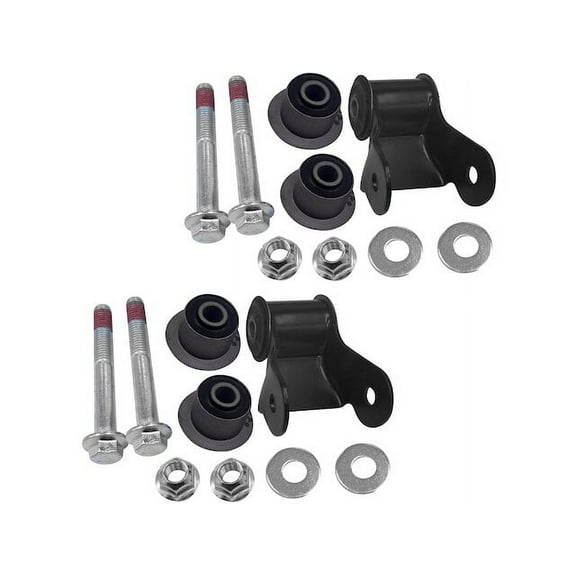 Rear Rearward Leaf Spring Shackle - Set of 2 - Compatible with 2005 - 2018 Toyota Tacoma 2006 2007 2008 2009 2010 2011 2012 2013 2014 2015 2016 2017