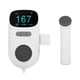 thumbnail image 4 of Doppler fetal Seguro Pantalla LCD confiable Pantalla de ultrasonido de alta sensibilidad FHR Altavoz Abanopi Blanco, 4 of 7
